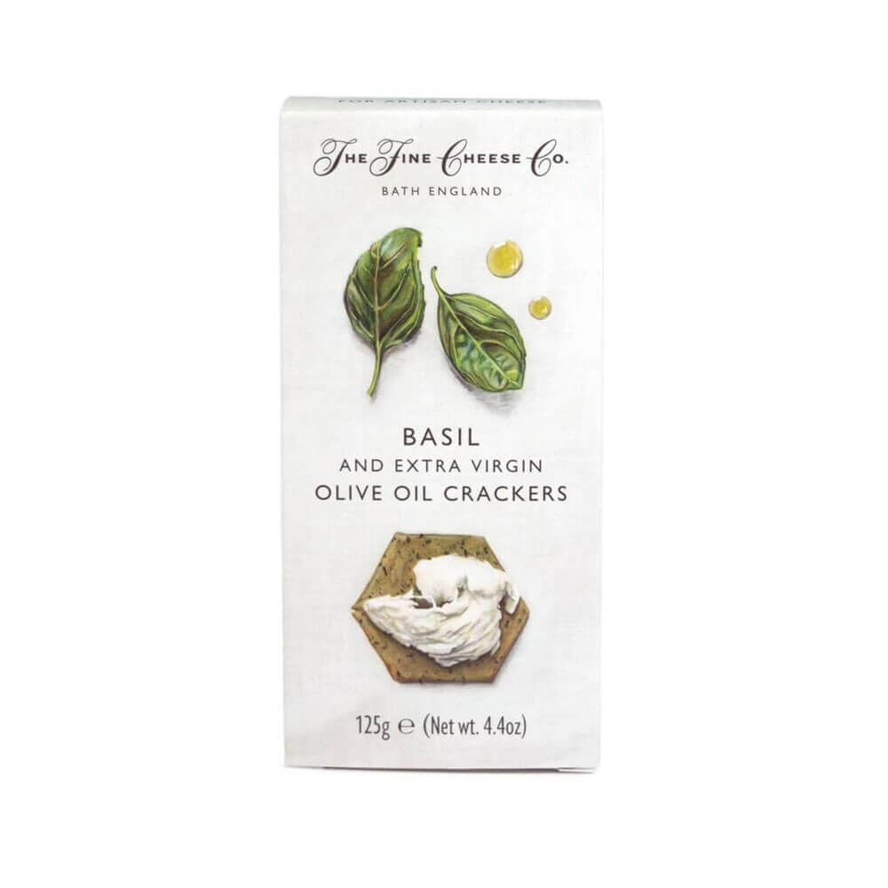 Fine Cheese Co Basil & Extra Virgin Olive Oil Crackers 125g